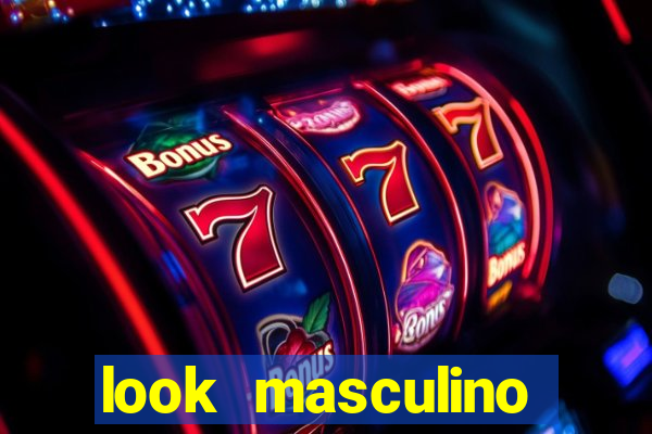 look masculino blazer cinza